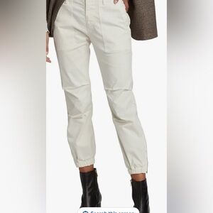 Cream Jogger Pants nili lotan size 00 new